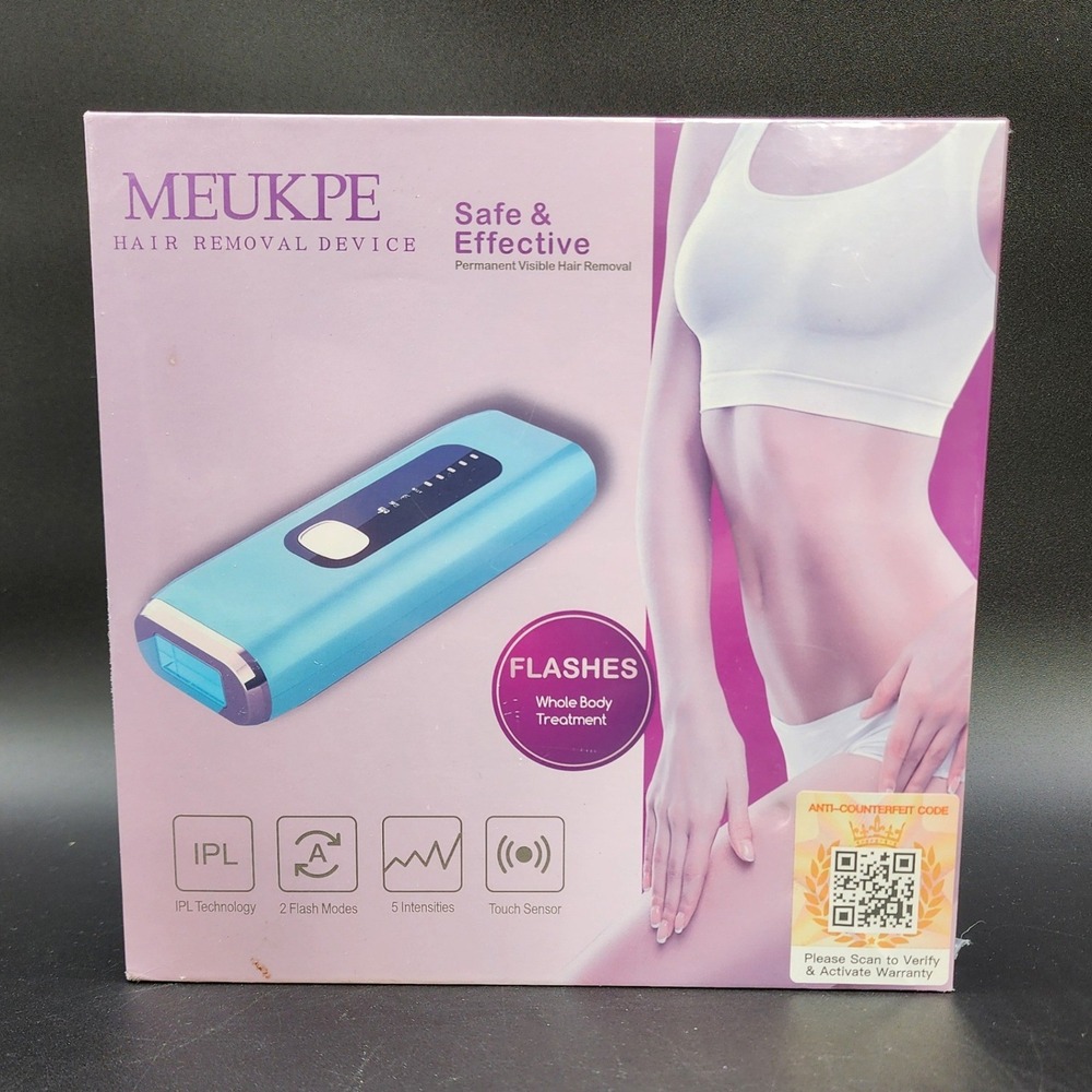 MEUKPE Blue IPL Hair Removal Device AI06 Laser Perm. Whole Body Treatment NEW